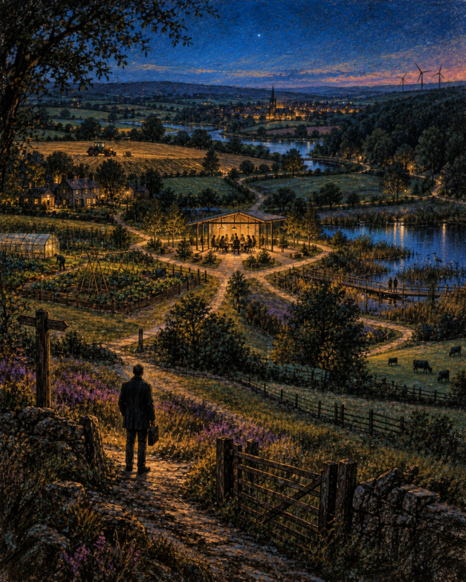 Evidence-led artwork for Who decides how land is used? Collaboration in multifunctional land-use decisions
