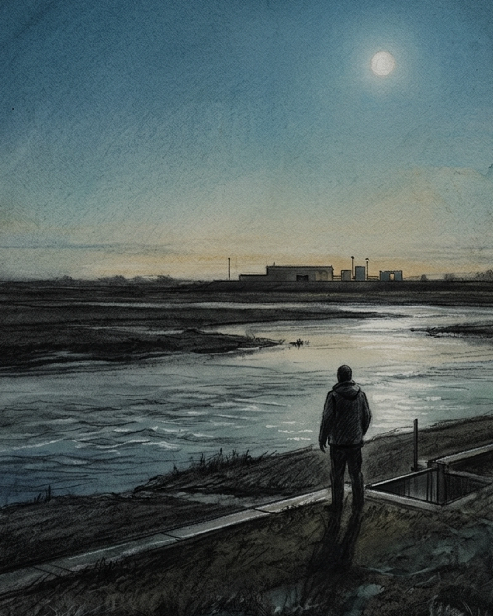 Reference Method retrospective artwork: At the Edge of Building That Must Wake