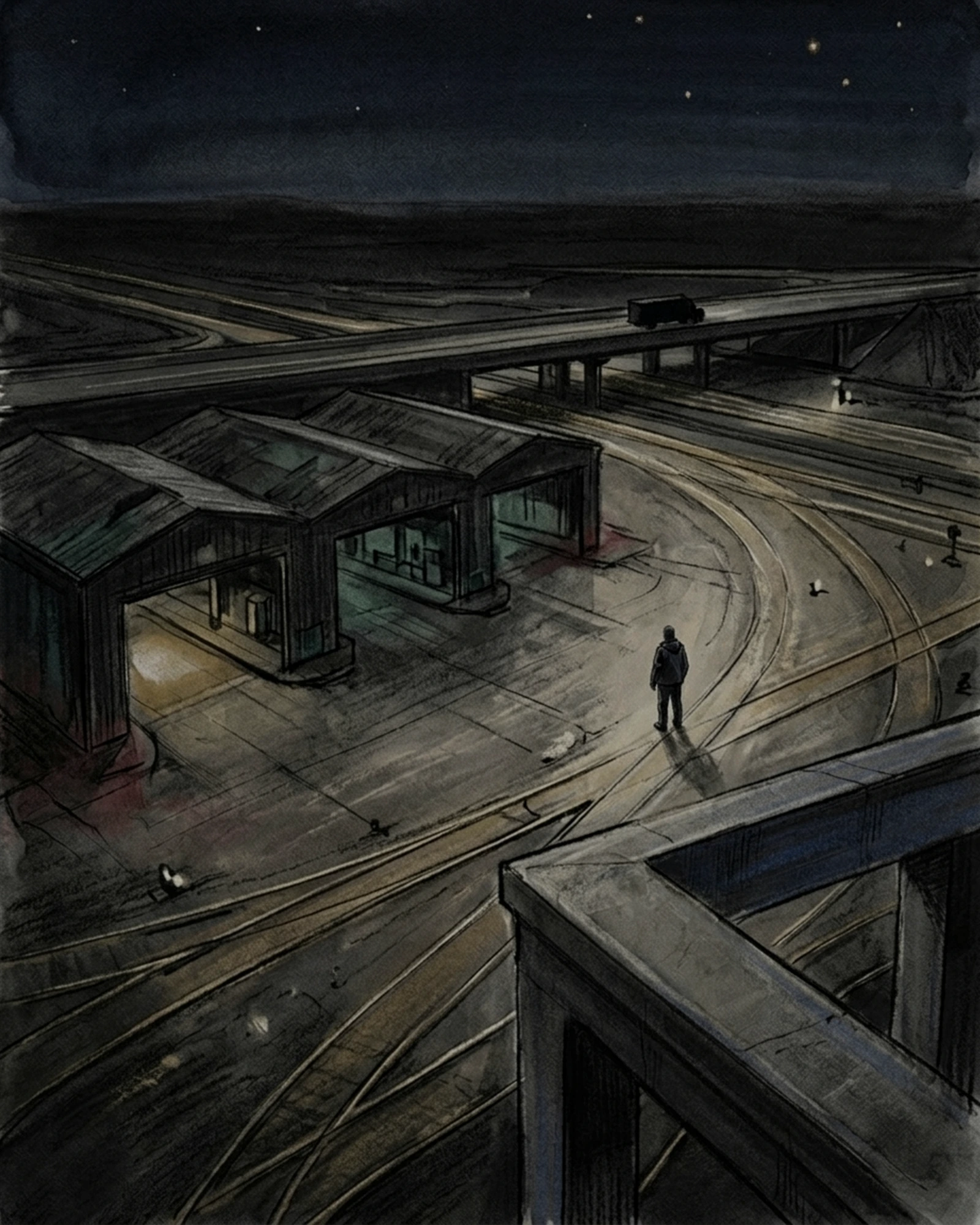 Reference Method retrospective artwork: The Door Beneath Threshold In Weather